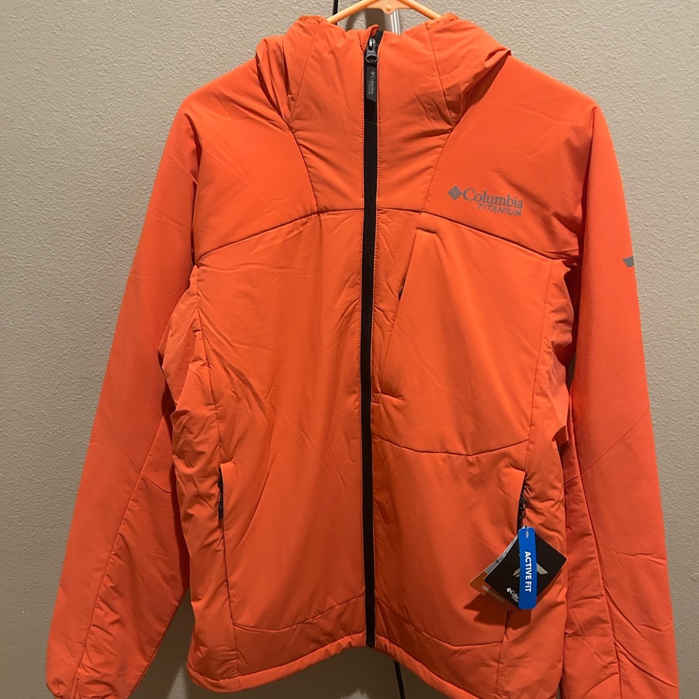 Columbia Titanium Bright Orange Jacket